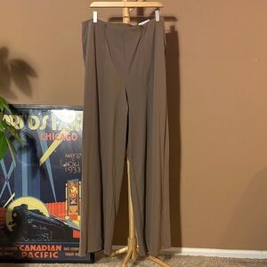 Old Navy Wide-leg Powersoft Khaki Women's Pants